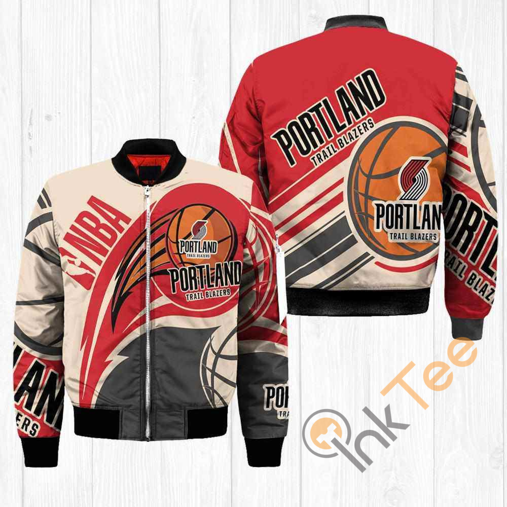 Portland Trailblazers NBA Balls Apparel Best Christmas Gift For Fans Bomber Jacket
