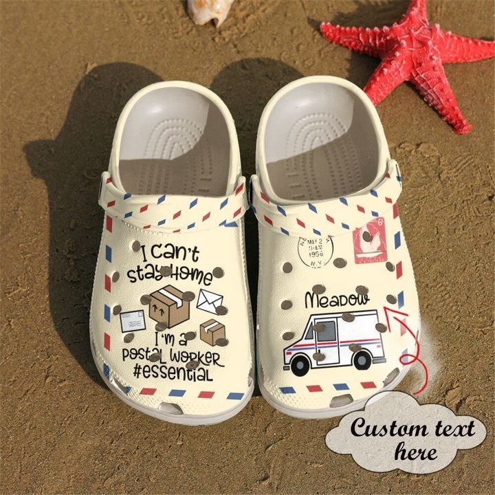 Postal Worker Personalized Can't Stay Home Crocs Clog Shoes 1 Postal Worker Personalized Can’t Stay Home Crocs Clog Shoes