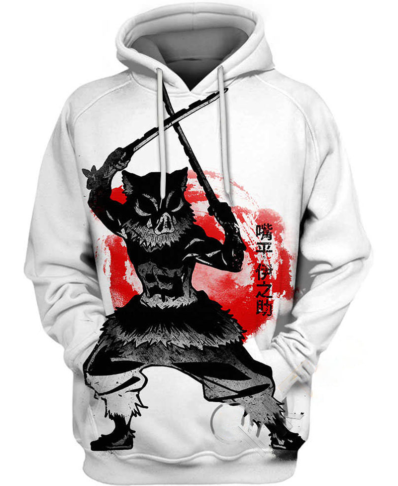 Powerful Of Inosuke Hashibira Hoodie 3D