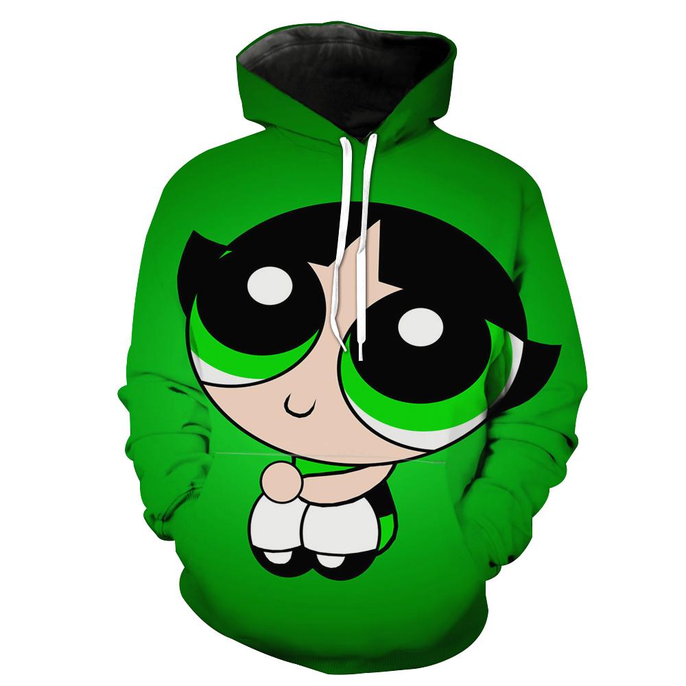 Powerpuff Girls Buttercup Powerpuff Girls Hoodie 3D
