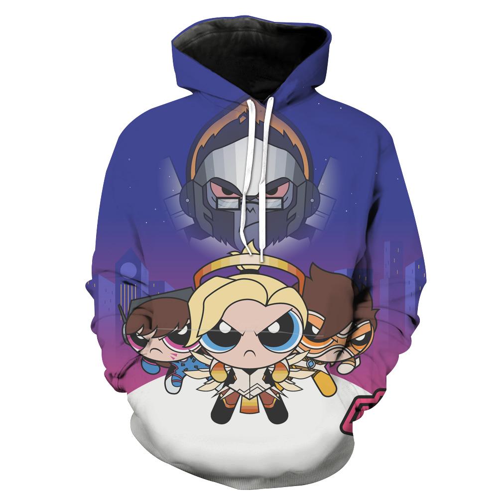 Powerpuff Girls Mojo And More Character Hoodie 3D