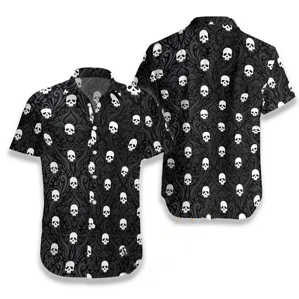 Premium Skull Pattern Hawaiian shirts