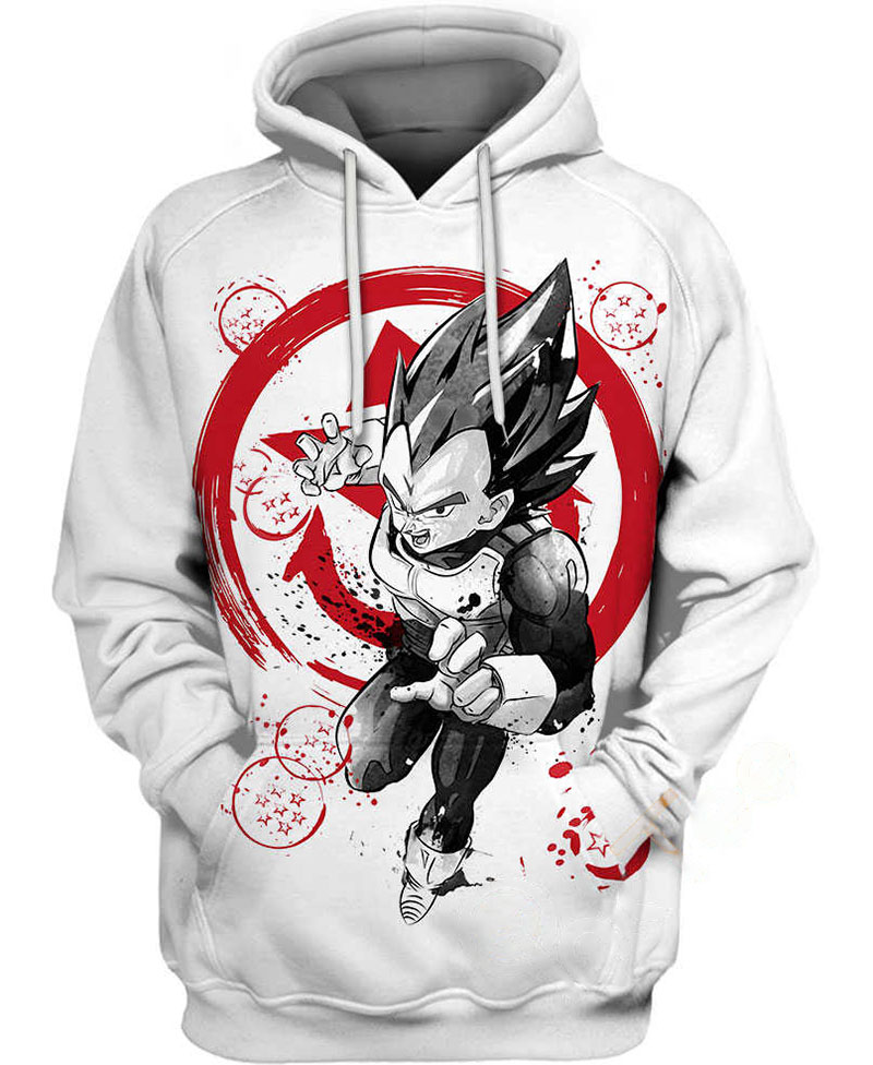 Prince Vegeta Hoodie 3D 14 Prince Vegeta Hoodie 3D
