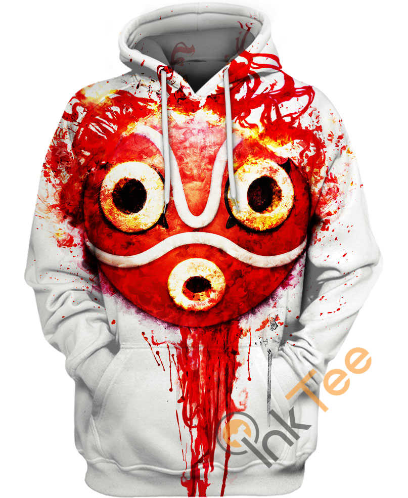 Princess Mononoke Mask Hoodie 3D