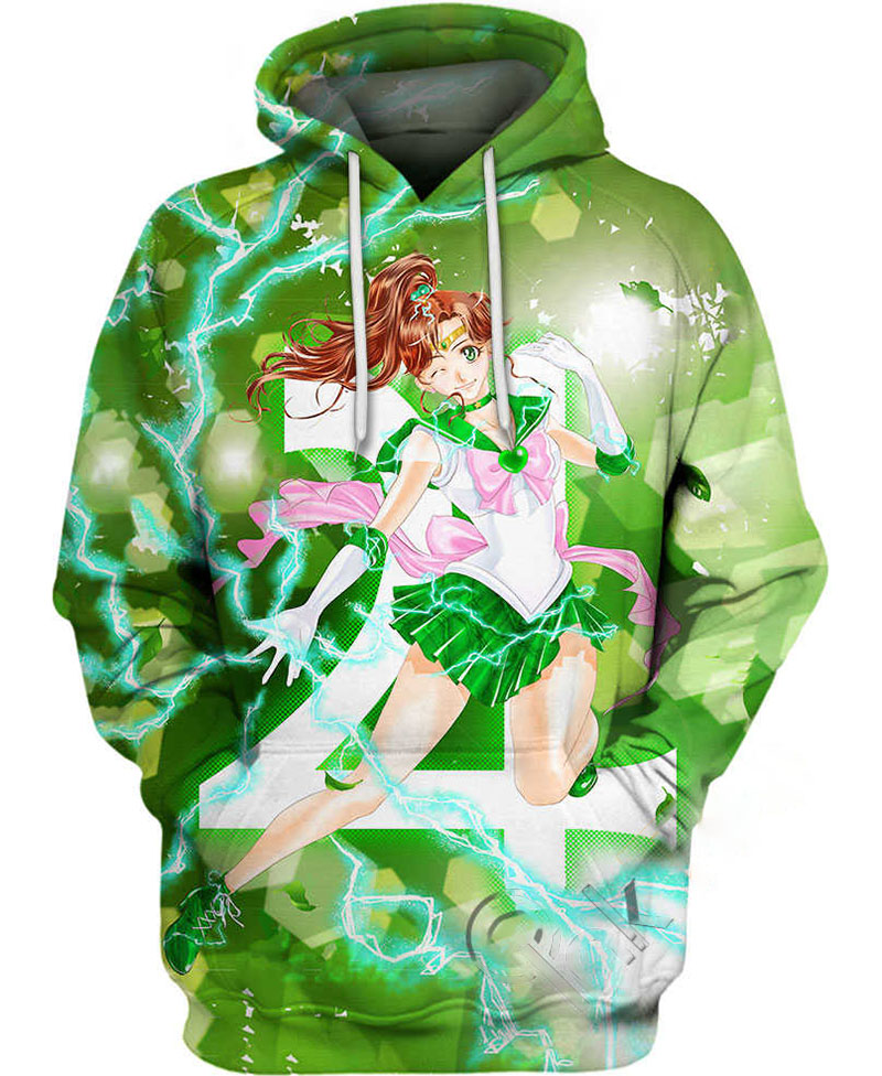 Princess Sailor Jupiter Hoodie 3D