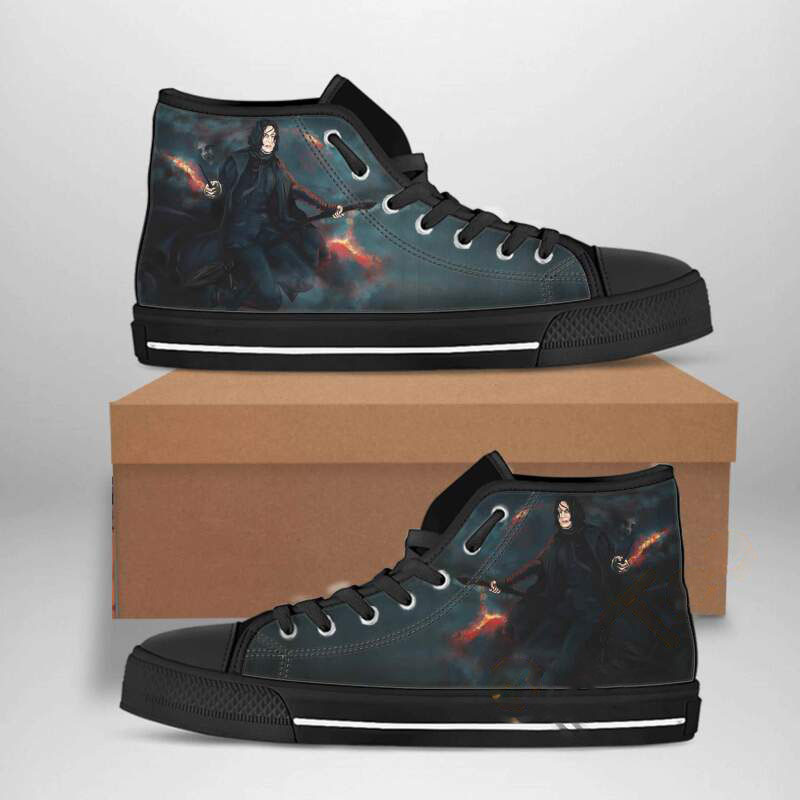 Professor Severus Snape Best Movie Character High Top Shoes