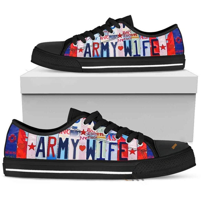 Proud Army Wife Low Top Shoes 7 Proud Army Wife Low Top Shoes