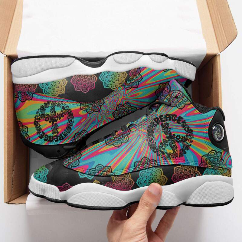Psychedelic Mandala Hippie Air Jordan Shoes