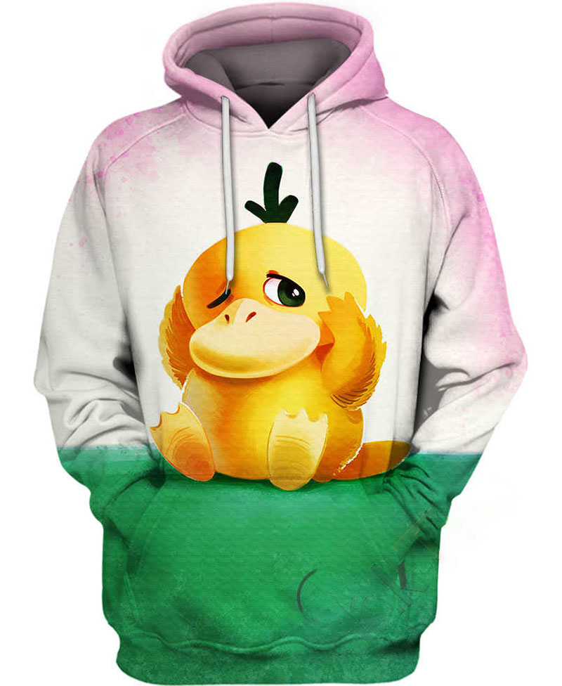 Psyduck Pokemon Hoodie 3D 14 Psyduck Pokemon Hoodie 3D