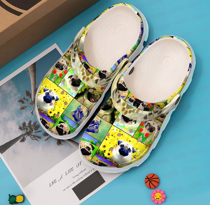 Pug Autumn Crocs Clog Shoes