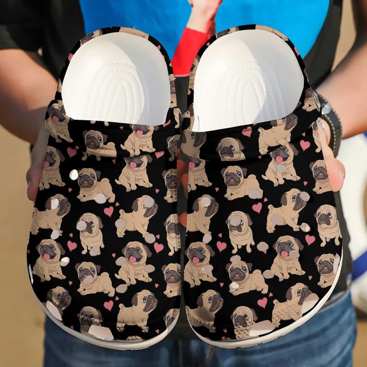 Pug Colorful Crocs Clog Shoes 2 Pug Colorful Crocs Clog Shoes
