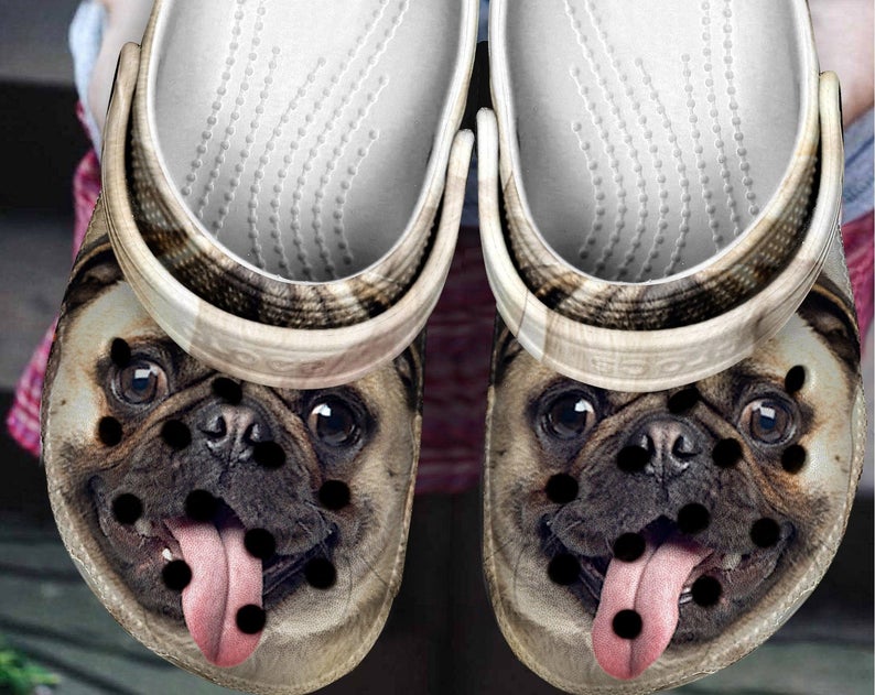 Pug Crocs Clog Shoes