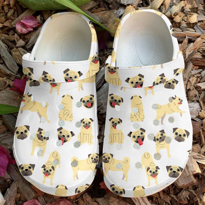 Pug Funny Pattern Crocs Clog Shoes