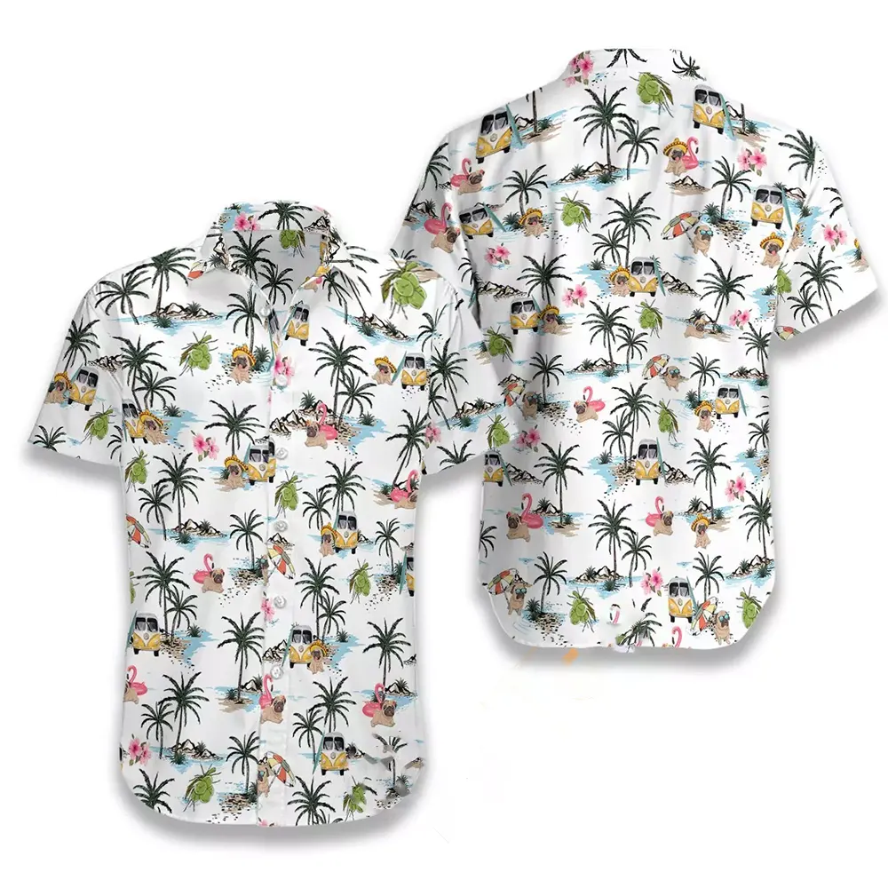 Pug Hawaii Hawaiian shirts 14 Pug Hawaii Hawaiian shirts