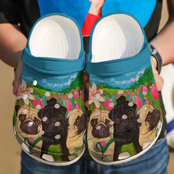 Pug Lovers V2 Crocs Clog Shoes 4 Pug Lovers V2 Crocs Clog Shoes