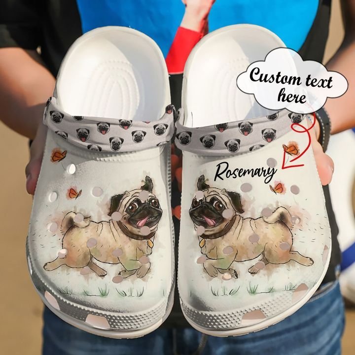 Pug Personalized The Furminator Crocs Clog Shoes