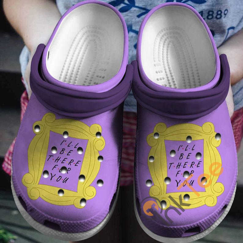 Purple I’ll Be There For You Friends Movie Crocs Clog Shoes