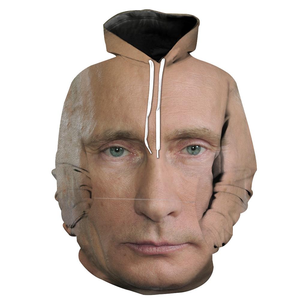 Putin Funny Putin Face Hoodie 3D