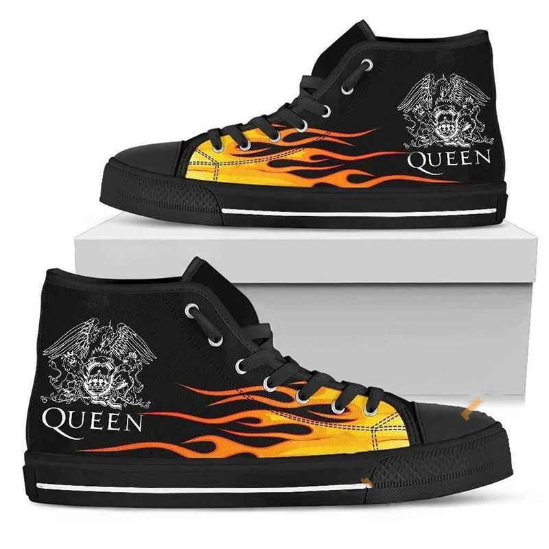 Queen Flame High Top Shoes 3 Queen Flame High Top Shoes