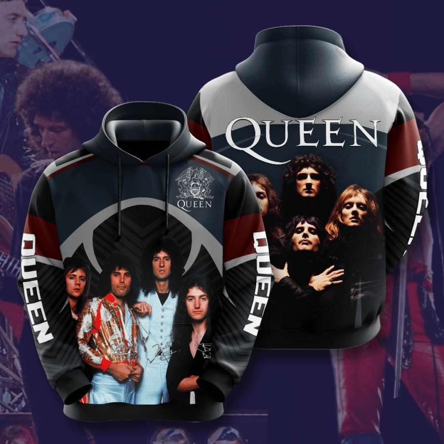 Queen Custom Hoodie 3D 4 Queen Custom Hoodie 3D