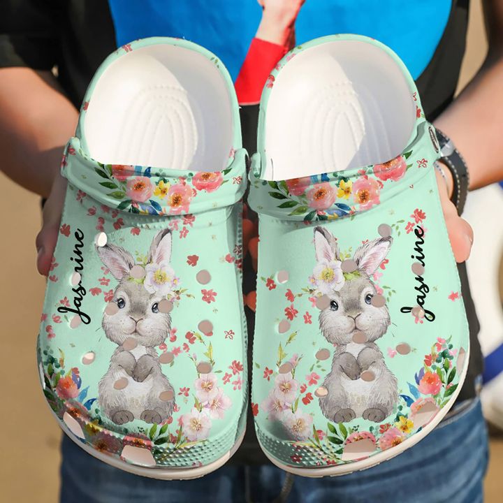 Rabbit Personalized Lovely Crocs Clog Shoes