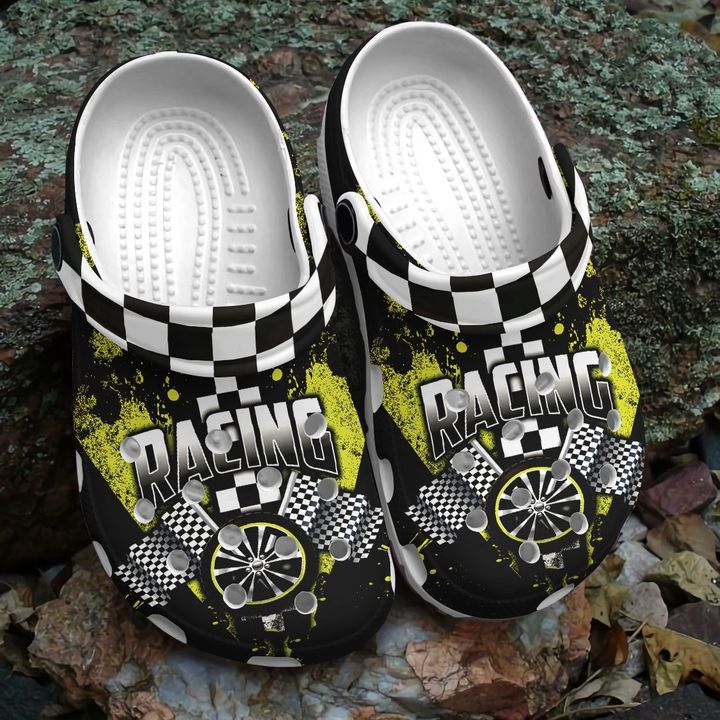 Racing Drag Girl Crocs Clog Shoes 10 Racing Drag Girl Crocs Clog Shoes