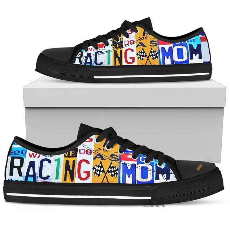 Racing Mom Low Top Shoes