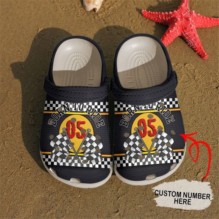 Racing Personalized Born To Ride Crocs Clog Shoes 15 Racing Personalized Born To Ride Crocs Clog Shoes