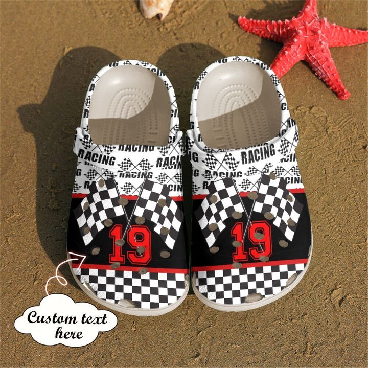 Racing Personalized My Heart Is On Crocs Clog Shoes 8 Racing Personalized My Heart Is On Crocs Clog Shoes