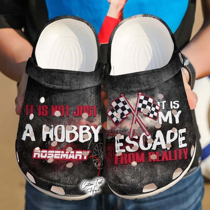 Racing Personalized Not Just A Hobby Crocs Clog Shoes