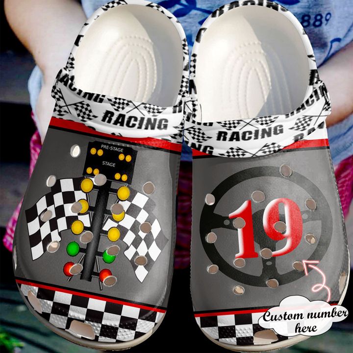 Racing Personalized Talk To Me Crocs Clog Shoes
