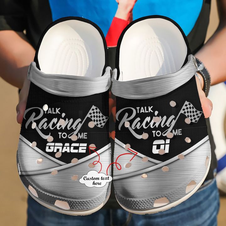 Racing Personalized Talk To Me V2 Crocs Clog Shoes