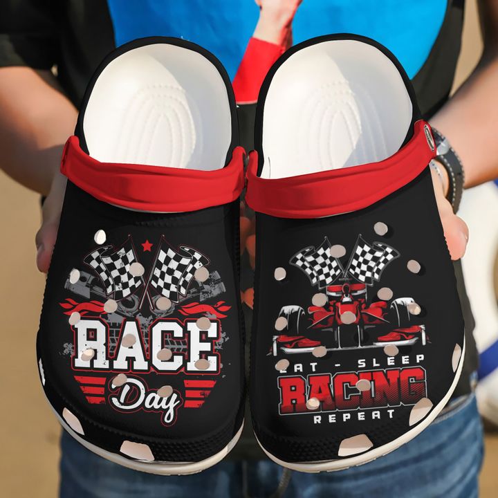 Racing Race Day Crocs Clog Shoes 12 Racing Race Day Crocs Clog Shoes