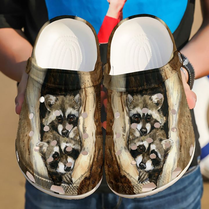 Racoon Crocs Clog Shoes 12 Racoon Crocs Clog Shoes