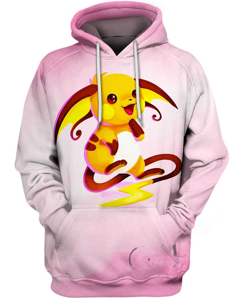 Raichu Kid Hoodie 3D