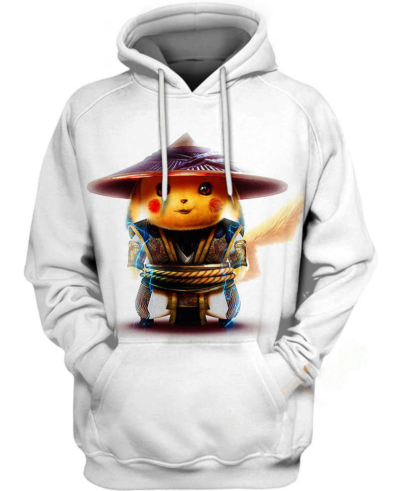 Raiden Cosplay Pikachu Hoodie 3D 8 Raiden Cosplay Pikachu Hoodie 3D
