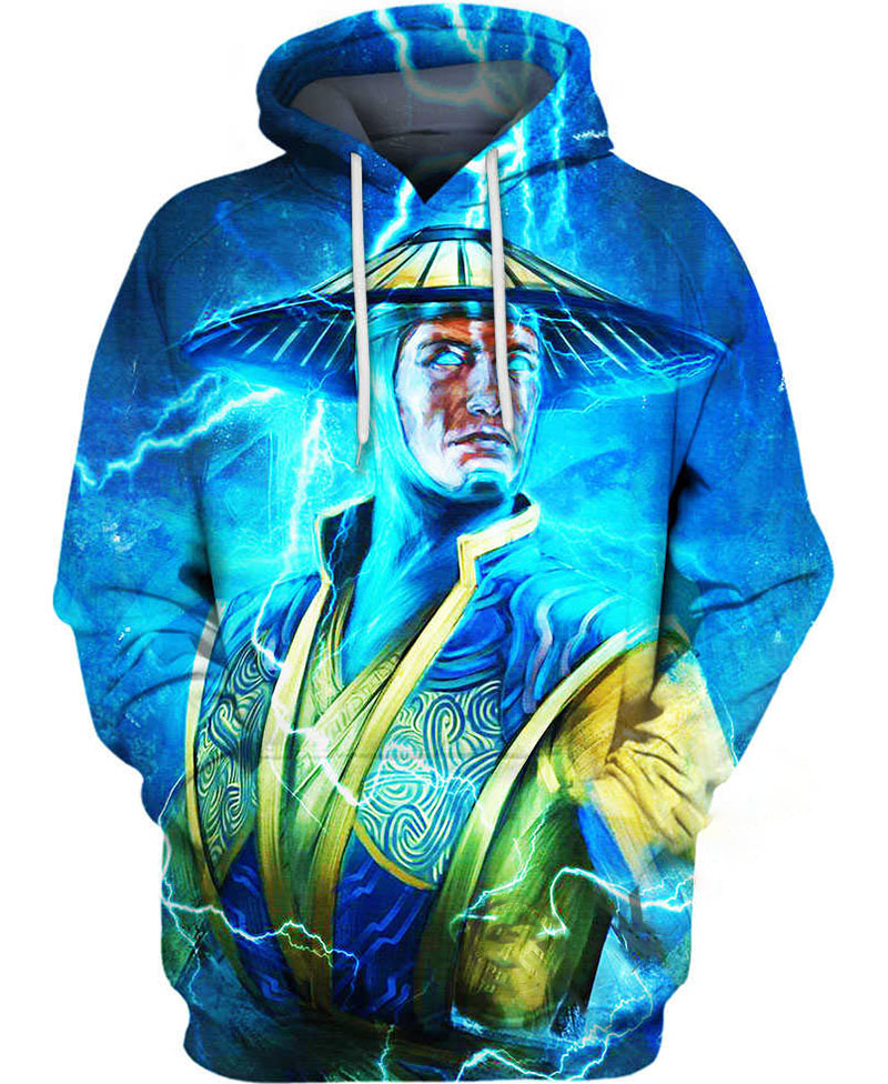Raiden Mortal Kombat Hoodie 3D