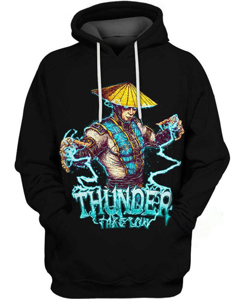 Raiden Mortal Kombat Hoodie 3D