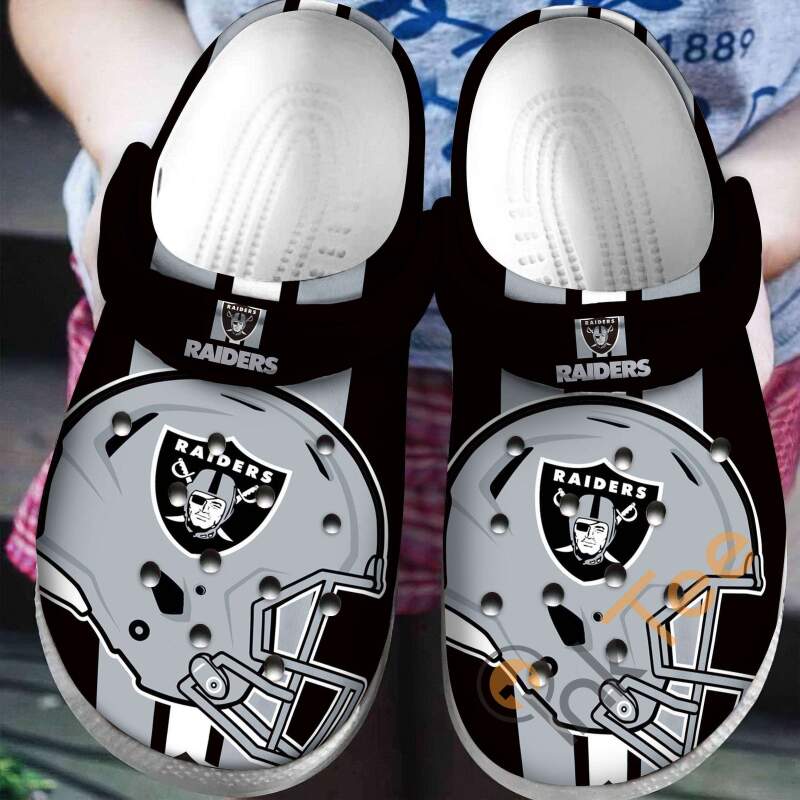 Raiders Crocs Clog Shoes