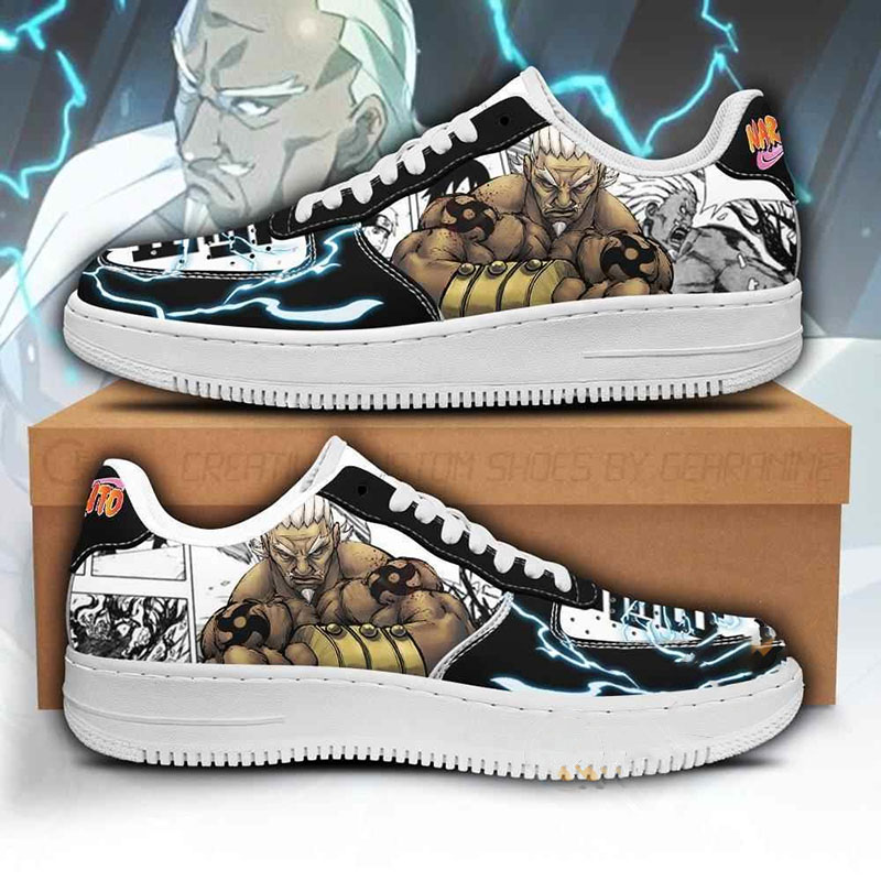 Raikage Naruto Anime Nike Air Force Shoes