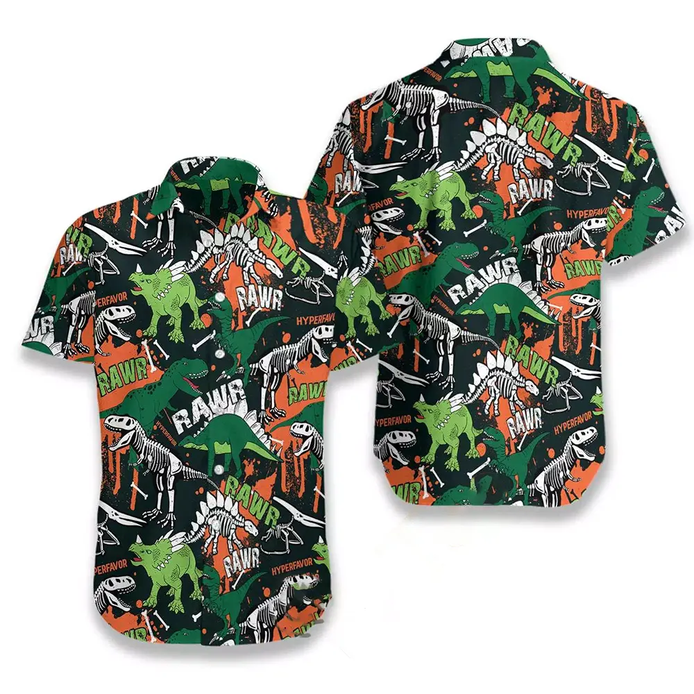 Rawr Dinosaur Hawaiian shirts 5 Rawr Dinosaur Hawaiian shirts