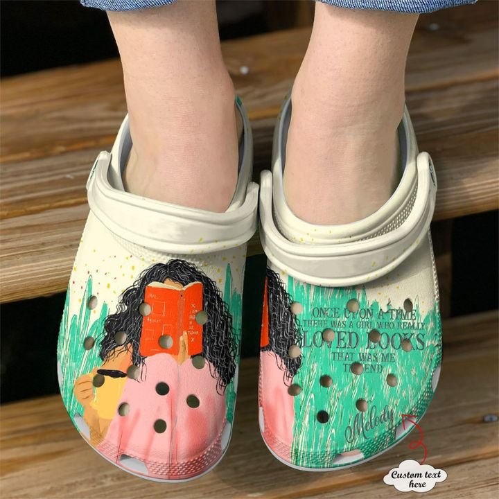 Reading Personalized Book Lover Crocs Clog Shoes