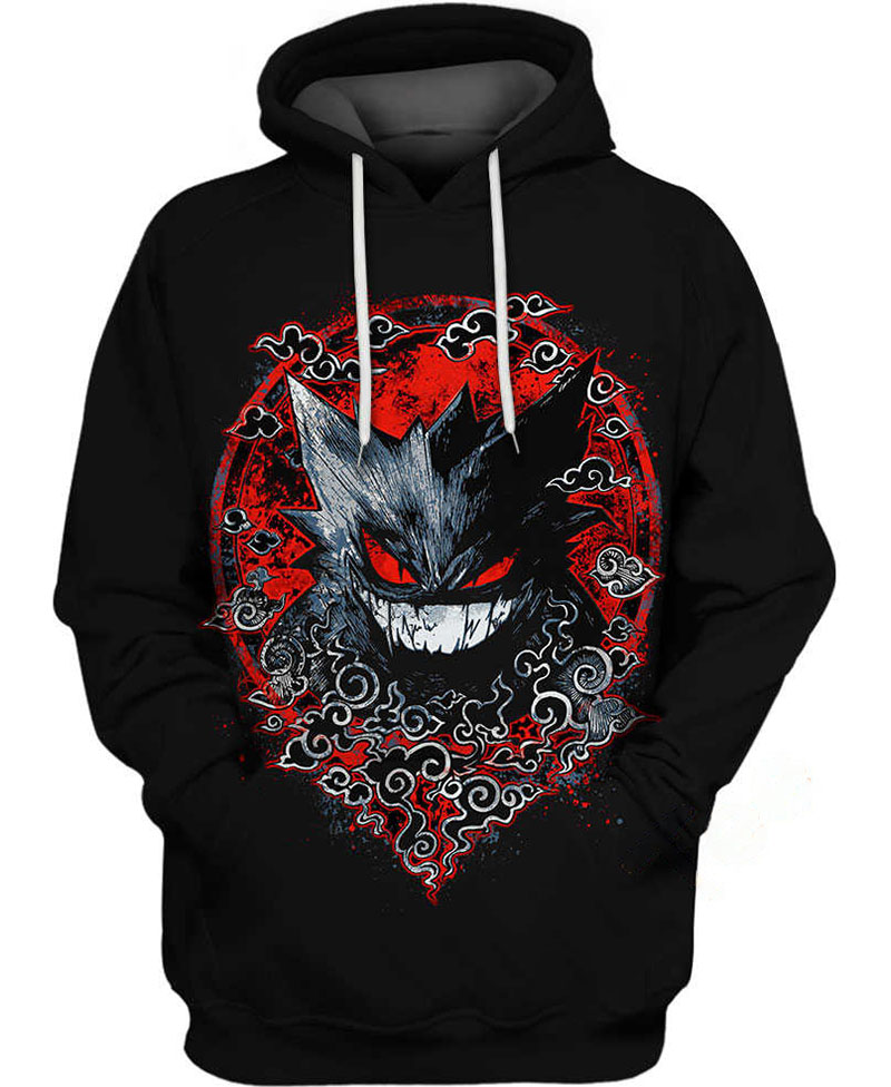 Realistic Gengar Hoodie 3D
