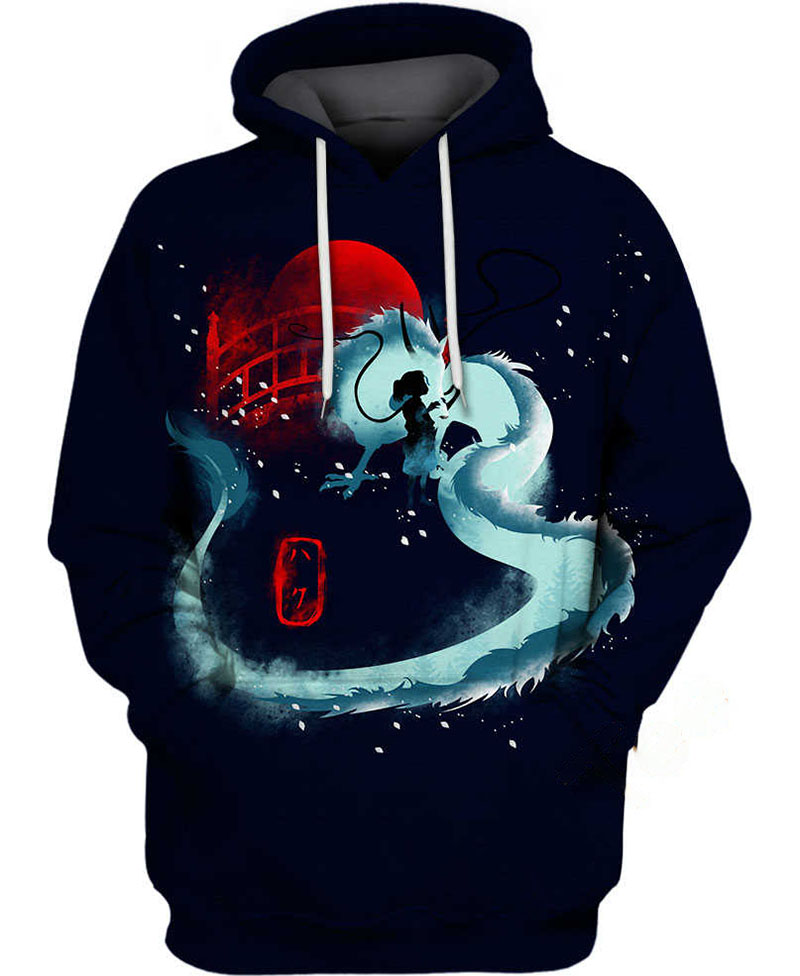 Red Dragon Haku Hoodie 3D 13 Red Dragon Haku Hoodie 3D