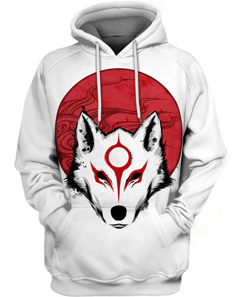 Red Sun God Hoodie 3D