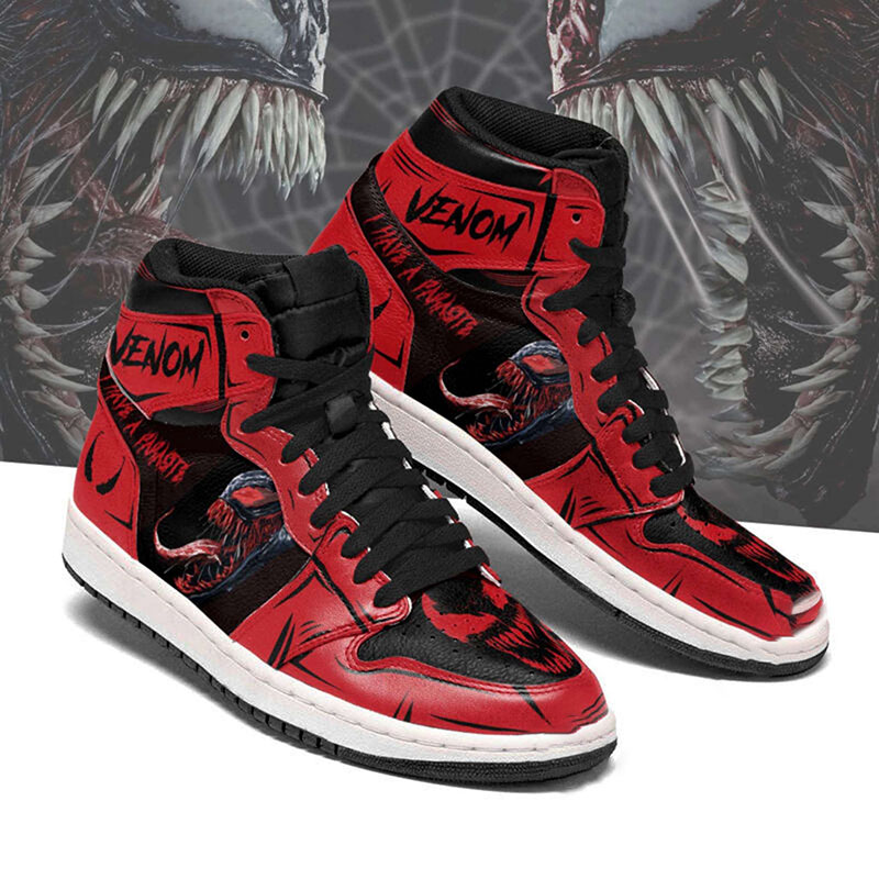 Red Venom I Have A Parasite Carnage Air Jordan Shoes