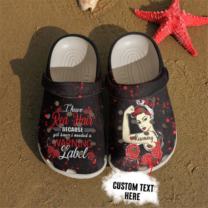 Redhead Personalized I Have Red Hair Crocs Clog Shoes