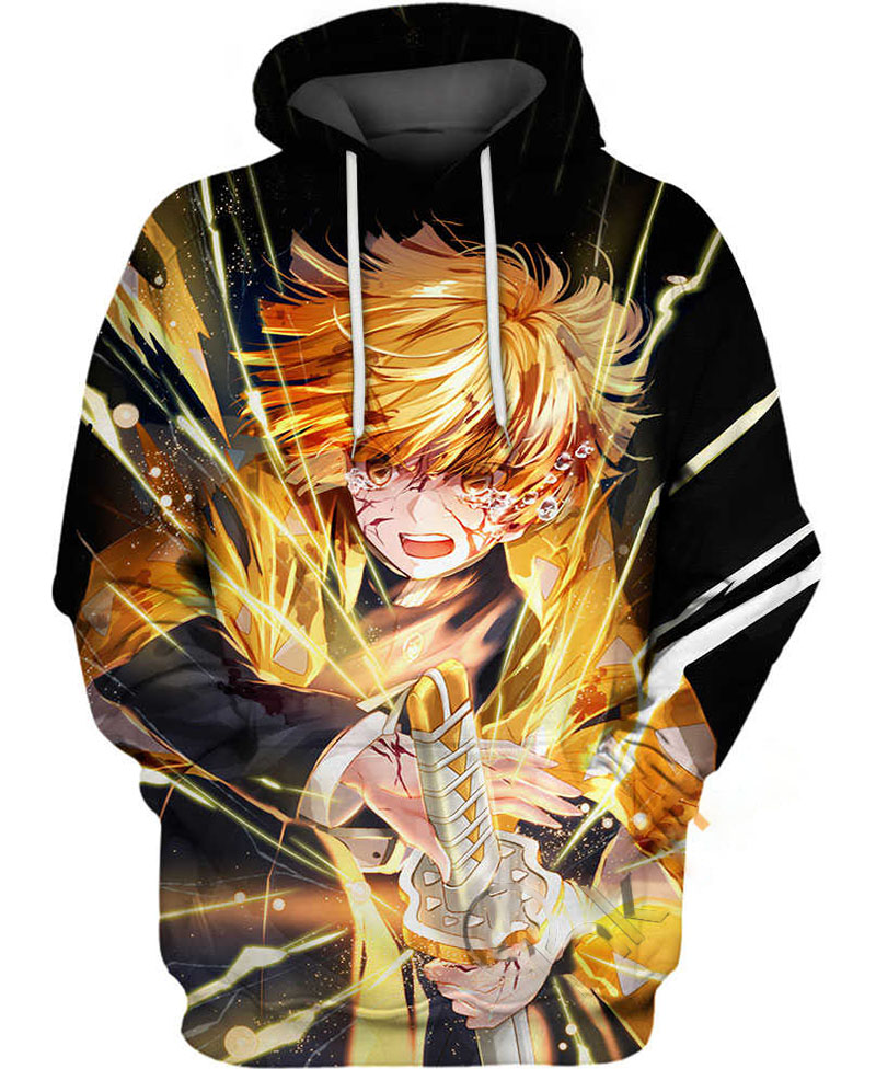 Render Raijin Zenitsu Hoodie 3D 9 Render Raijin Zenitsu Hoodie 3D