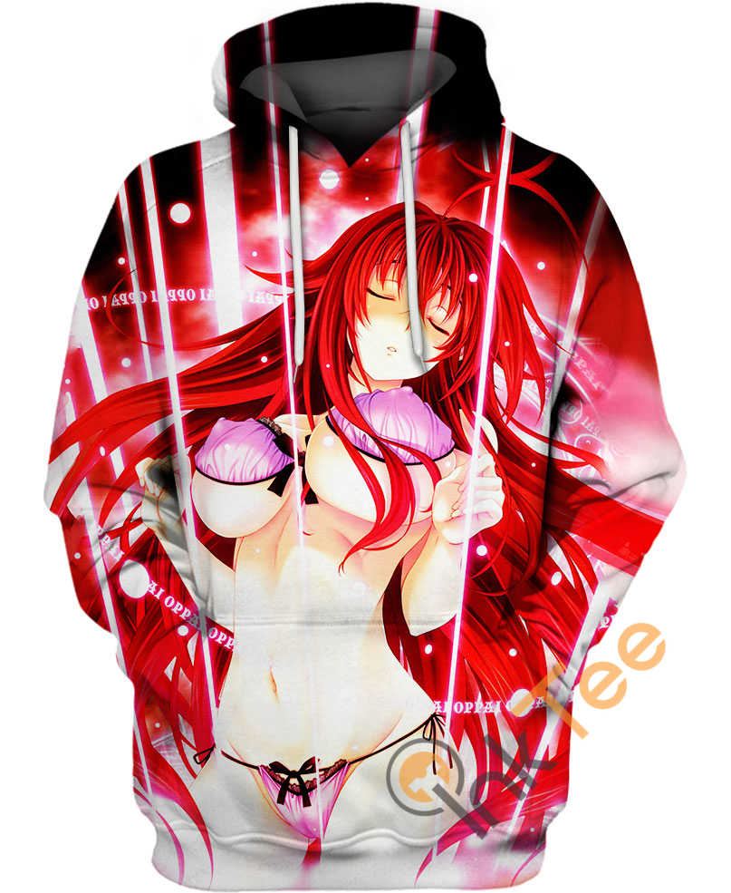 Rias Gremory Ahegao Hoodie 3D