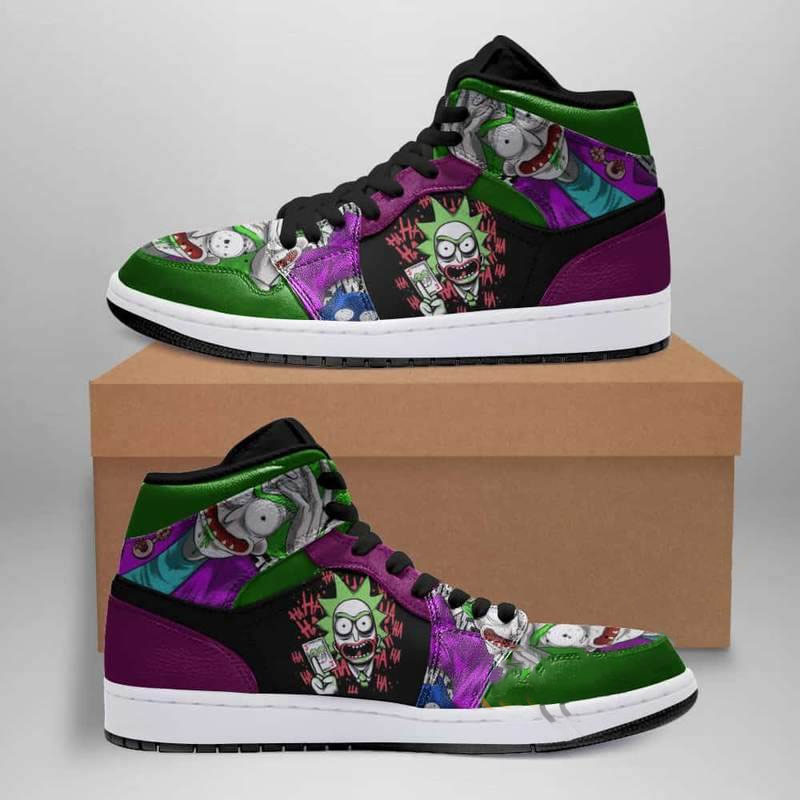 Rick And Morty Custom Air Jordan Shoes 1 Rick And Morty Custom Air Jordan Shoes
